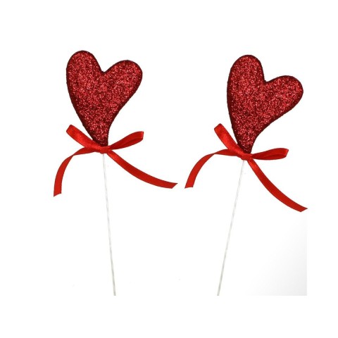 SET 2 CUORI POLY ROSSO